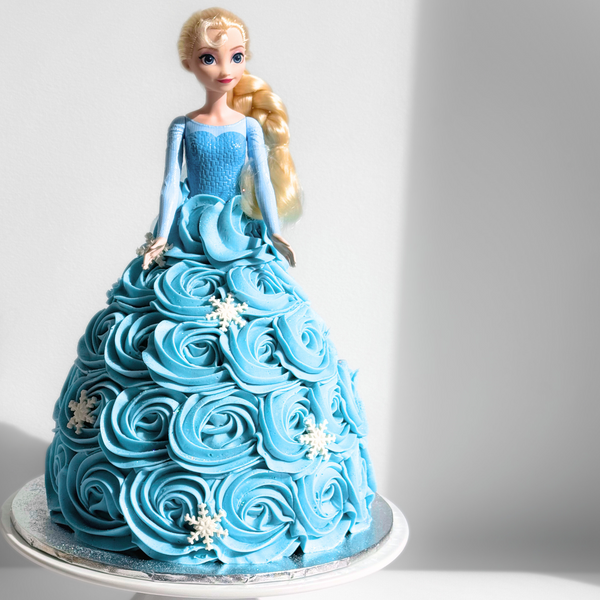 Elsa Frozen Doll Cake - The Cupcake Queens