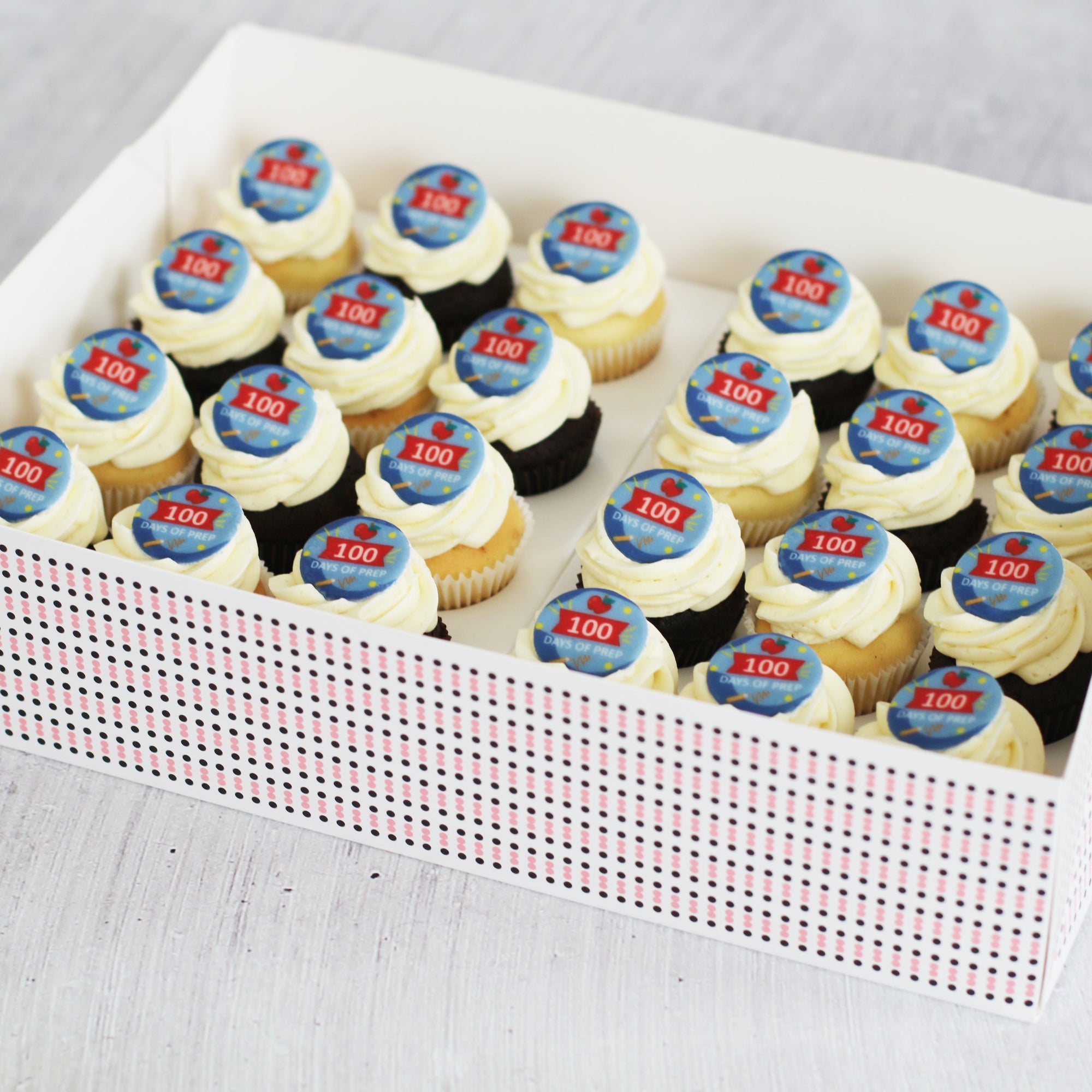 100 Days of Prep Mini box Cupcakes The Cupcake Queens 