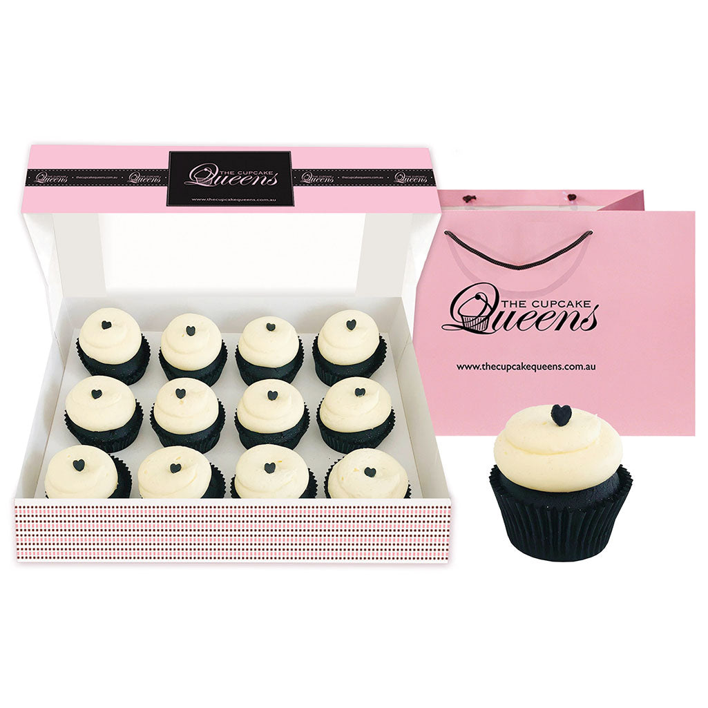 Black Velvet Cupcake Box Cupcakes The Cupcake Queens 