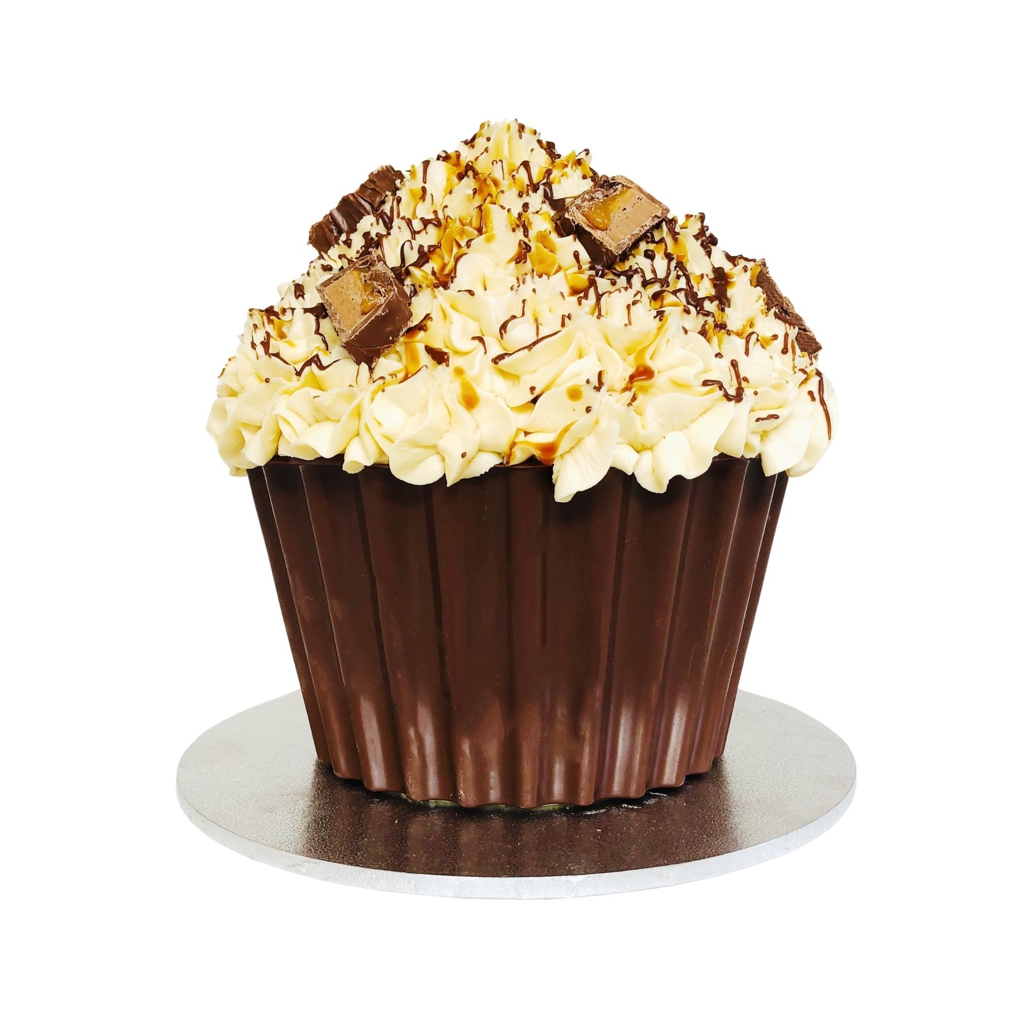 Choc Caramel Giant Cupcake Special Occasion The Cupcake Queens 