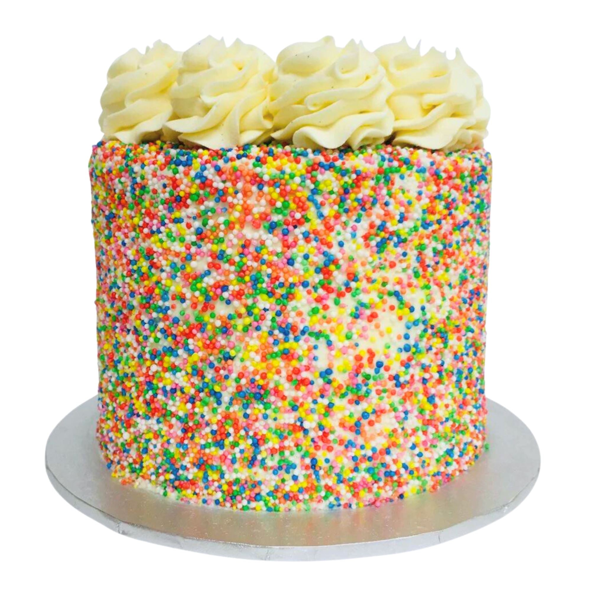 Rainbow Cake - The Cupcake Queens 