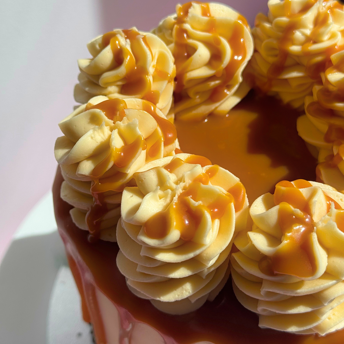 Salted Caramel Drip Cake