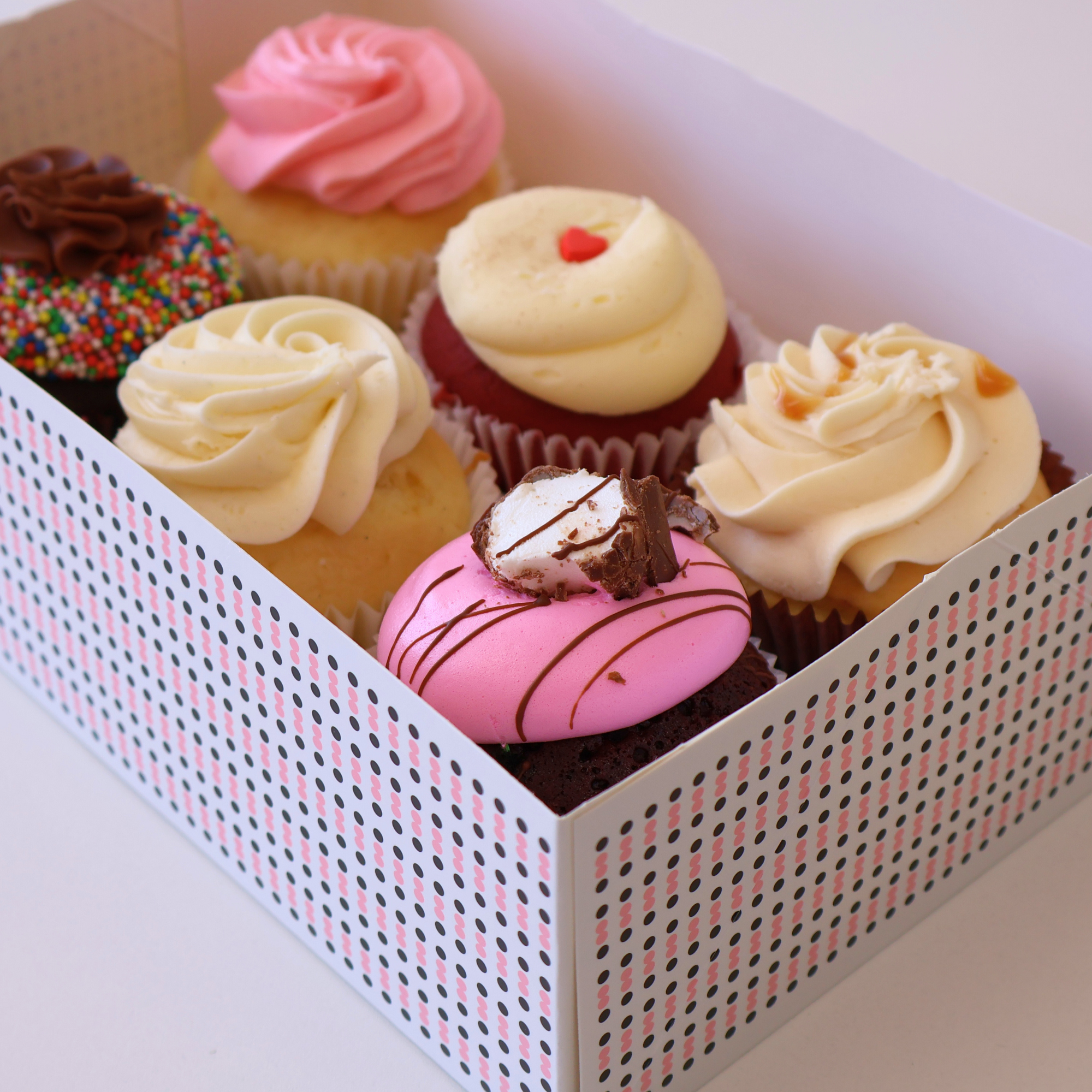 Create your own 6 Flavour Box-The Cupcake Queens