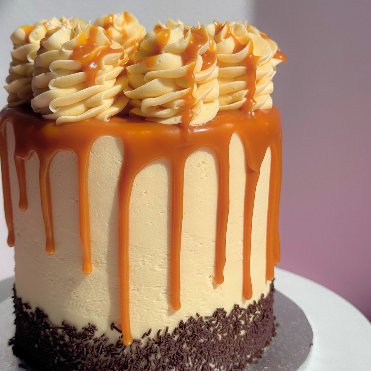 Salted Caramel Drip Cake