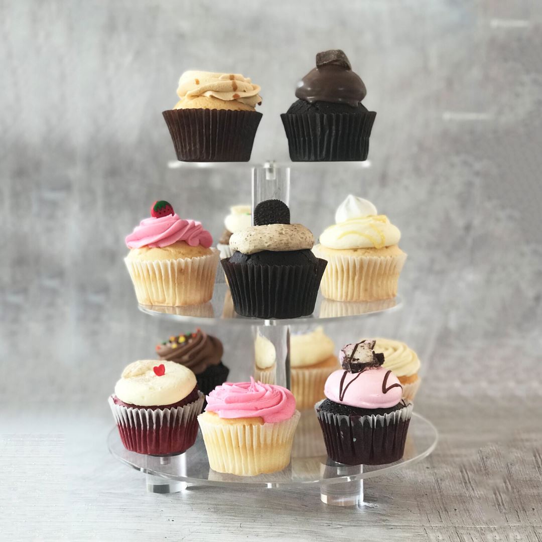 3 Tier Perspex Stand-The Cupcake Queens