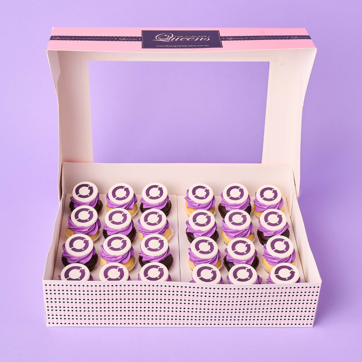 International Women's Day Mini Cupcakes