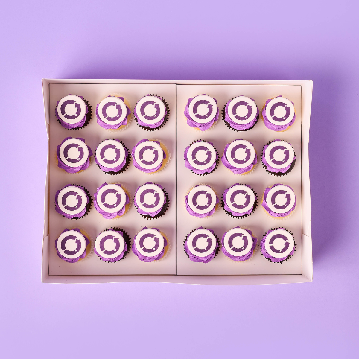 International Women's Day Mini Cupcakes