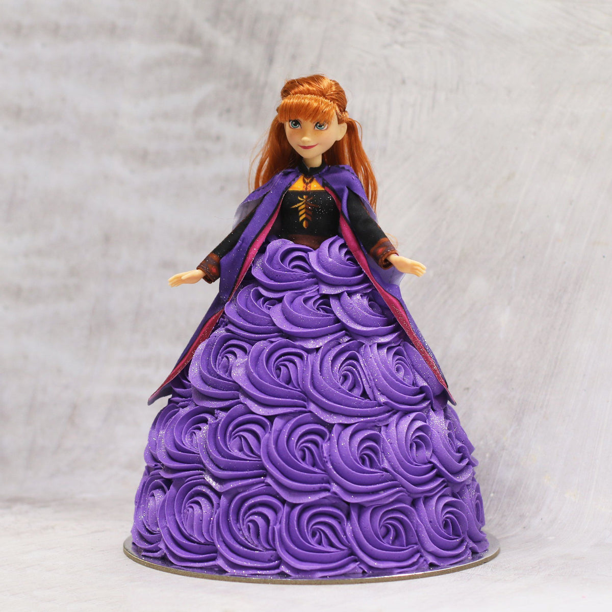 Anna Frozen 2 Doll Cake-The Cupcake Queens