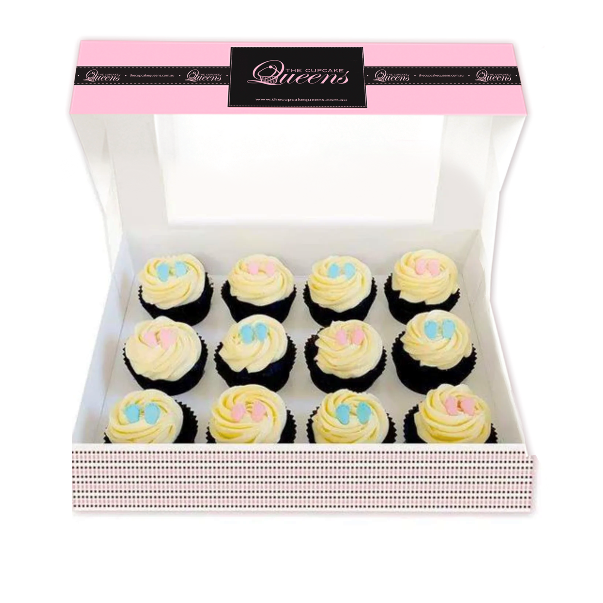 Baby Feet Unisex Gluten Friendly Gift Box-The Cupcake Queens