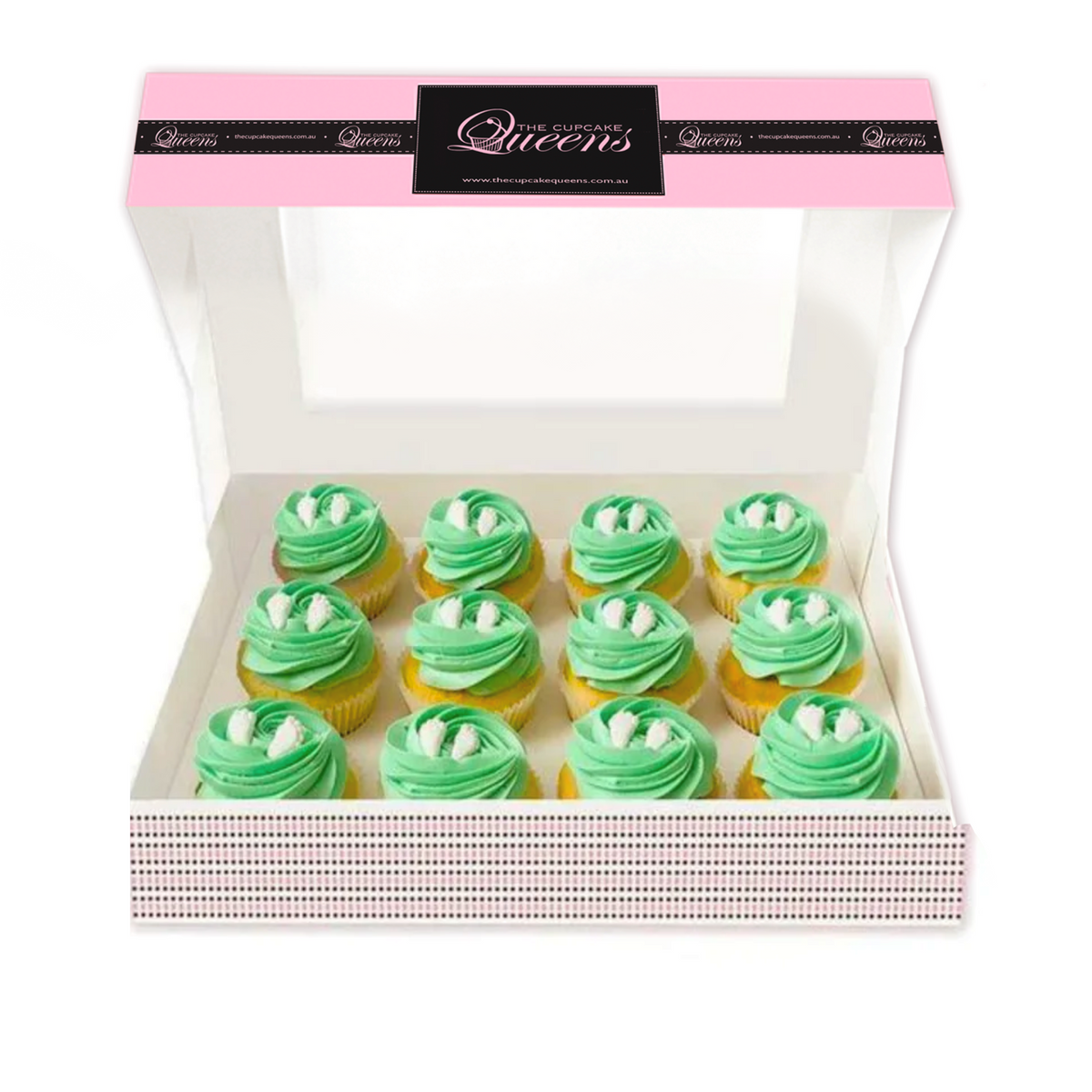 Baby Green Deluxe Gift Box-The Cupcake Queens