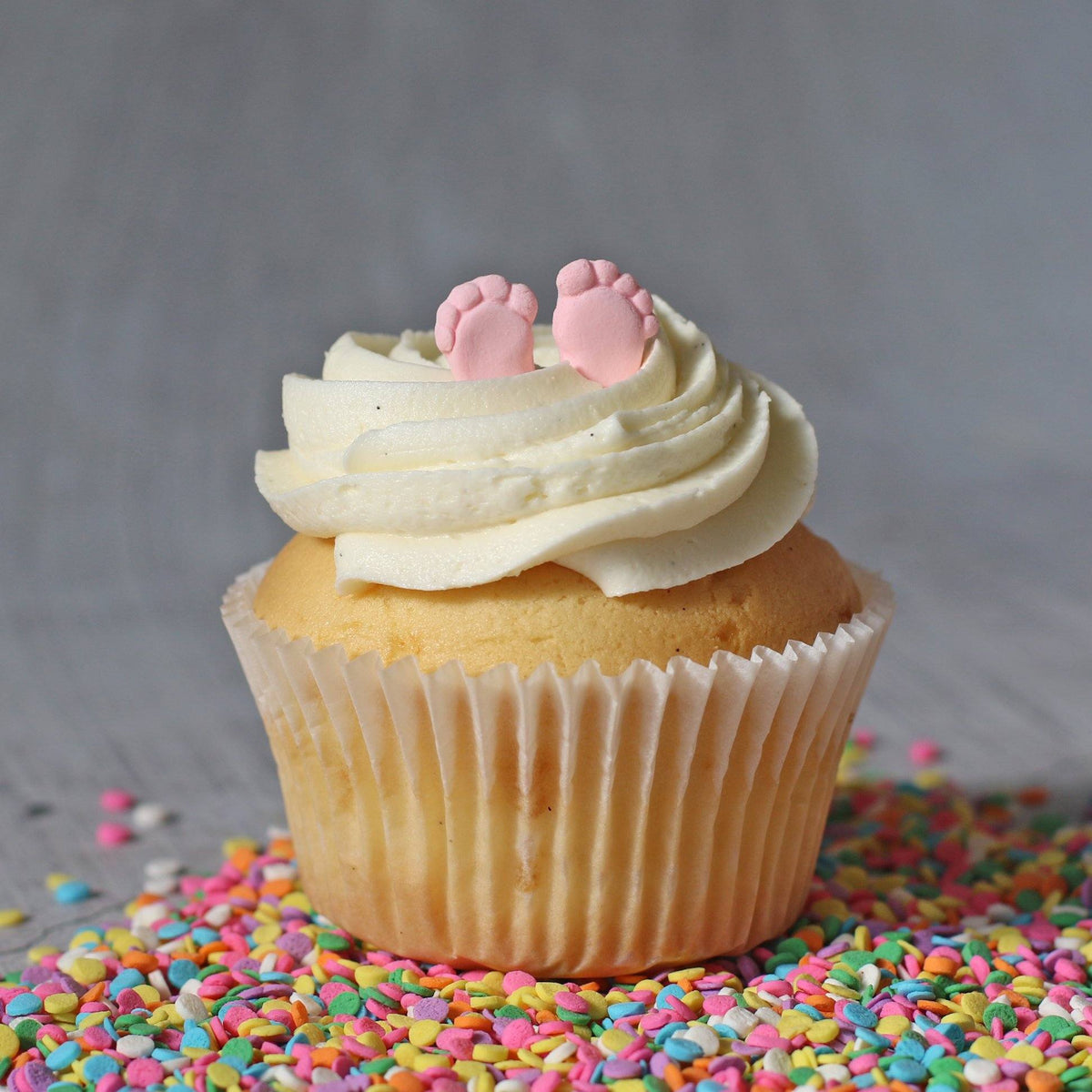 Baby Pink Feet Gift Box-The Cupcake Queens