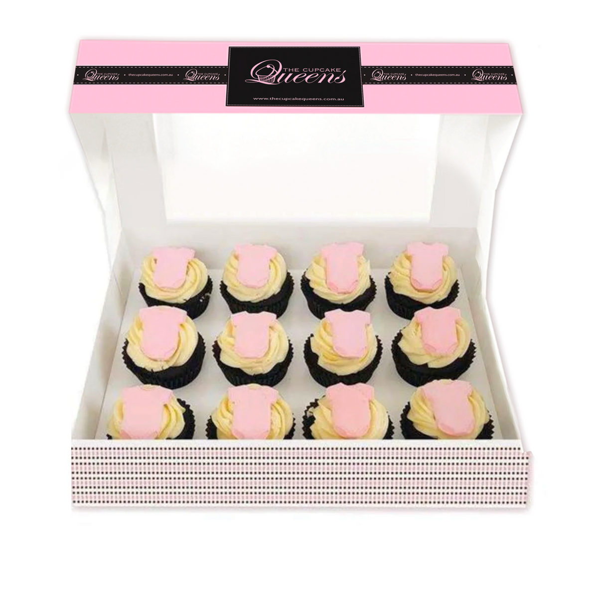 Baby Pink Jumpsuit Gluten Friendly Gift Box-The Cupcake Queens