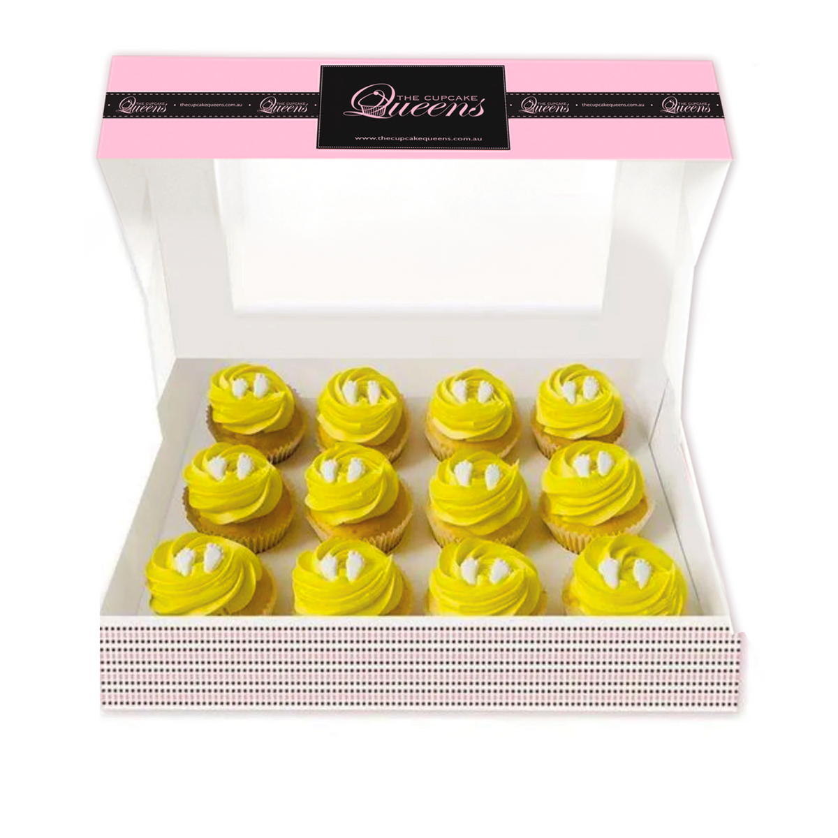 Baby Yellow Deluxe Gift Box-The Cupcake Queens