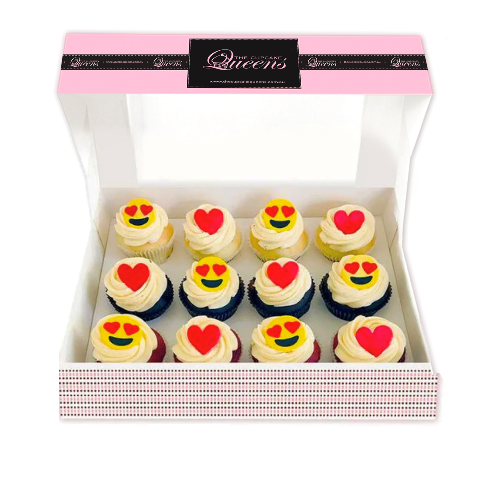 Big Heart Emoji Gift Box-The Cupcake Queens