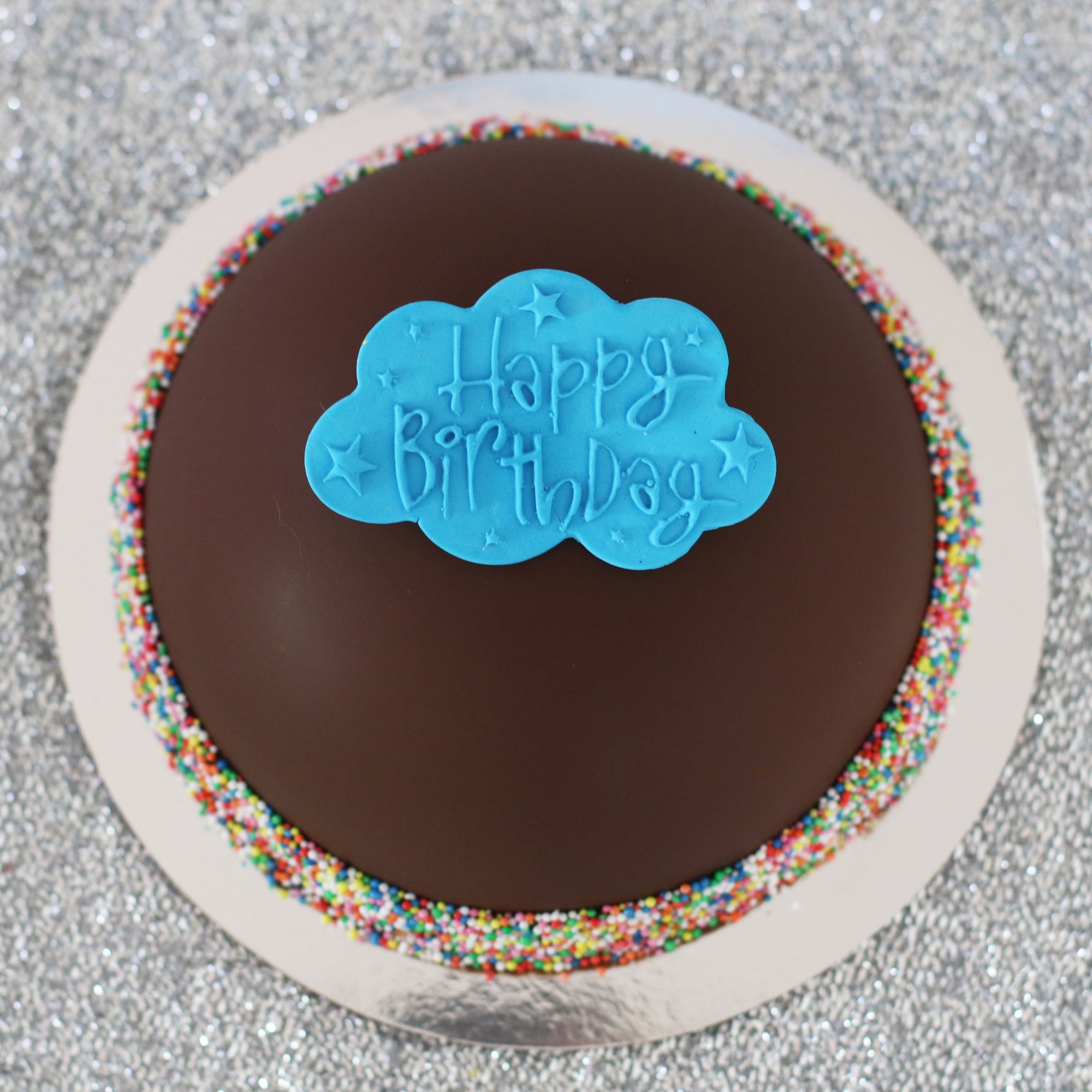 Birthday Smash Cake with BLUE Topper-The Cupcake Queens