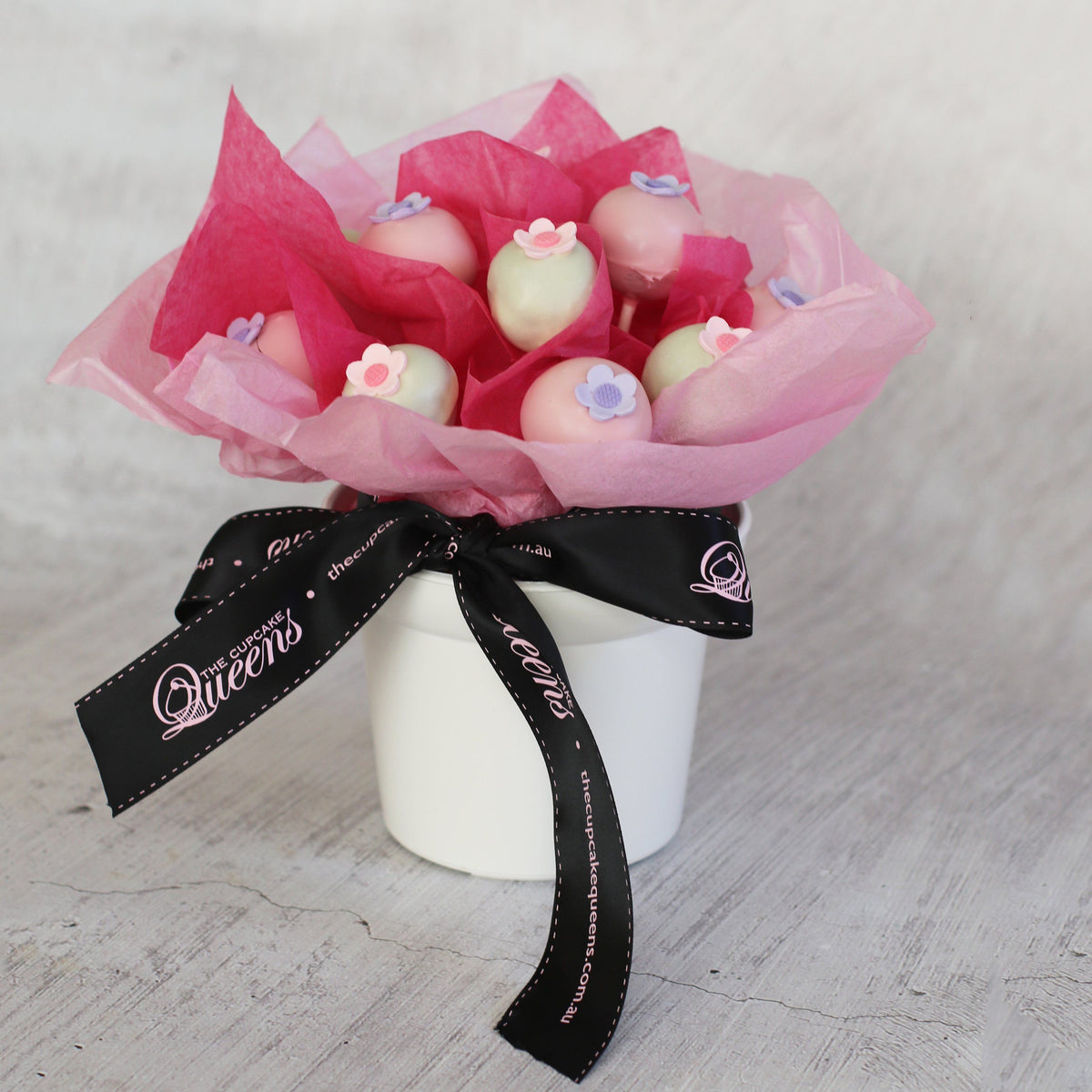 Blossom Flower Cake Pop Bouquet-The Cupcake Queens