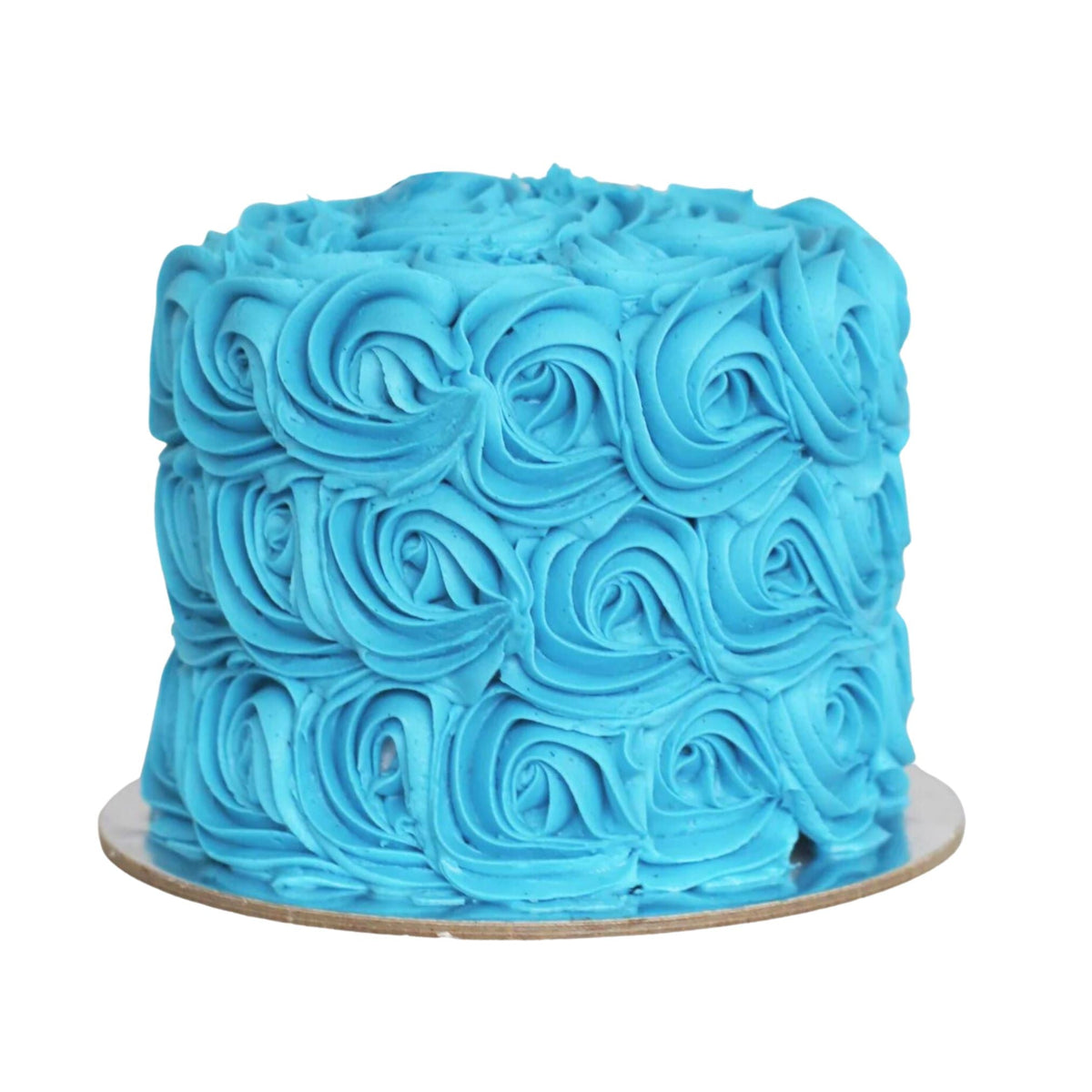 Blue Swirl Cake-The Cupcake Queens