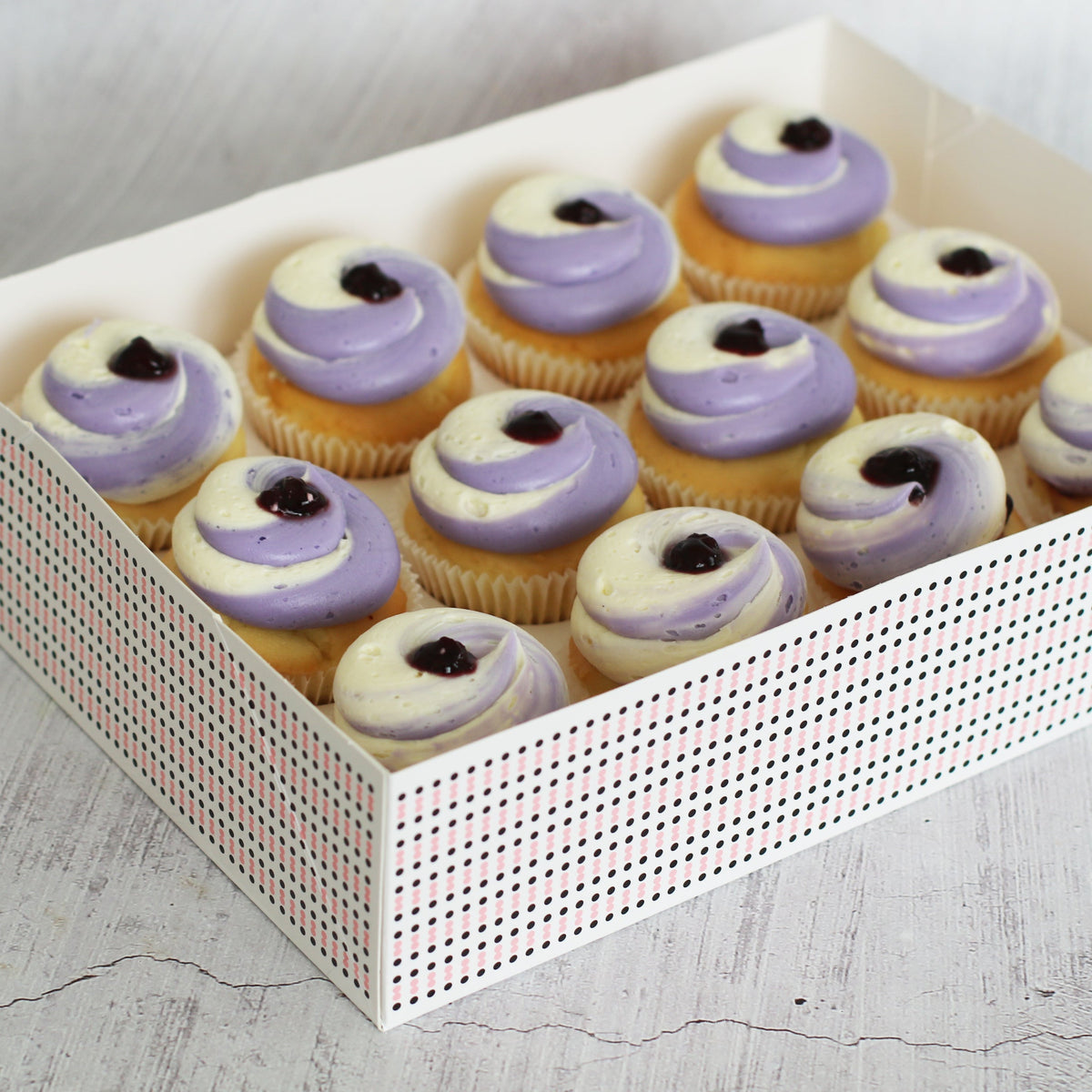 Blueberry Cheesecake Gift Box-The Cupcake Queens