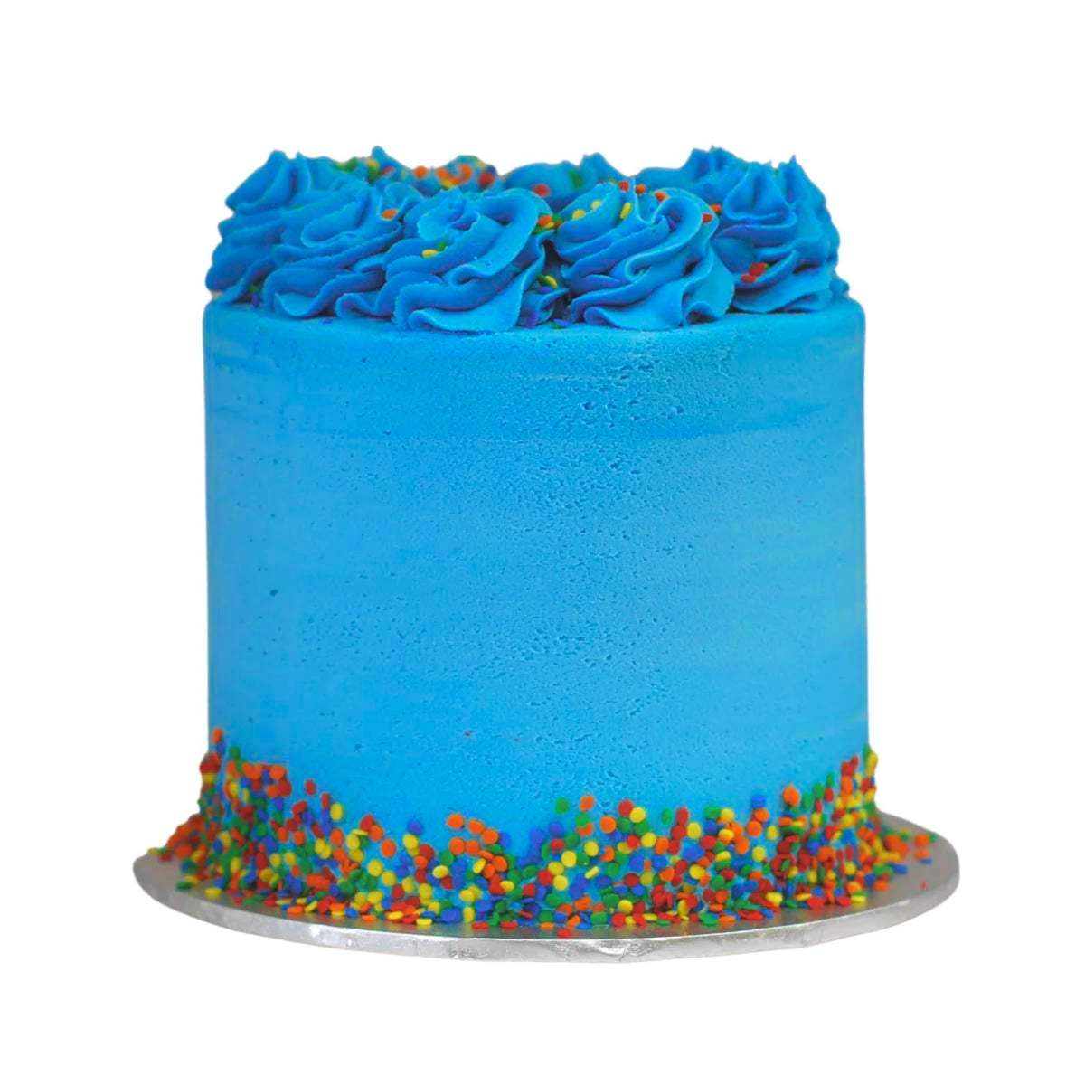 Brilliant Blue Cake-The Cupcake Queens