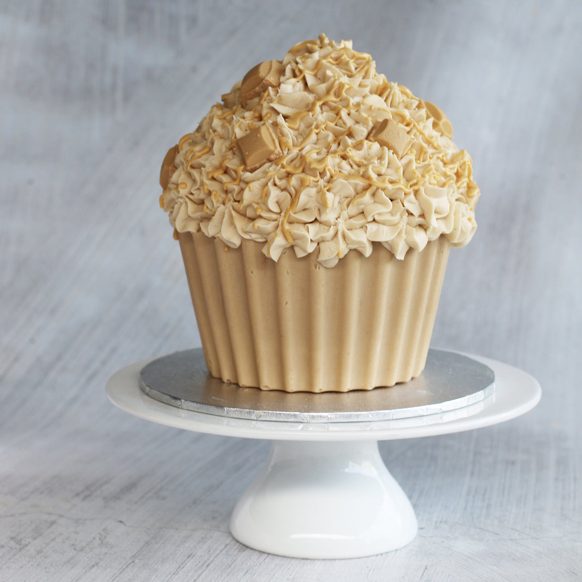 Caramilk Giant Cupcake Cake-The Cupcake Queens