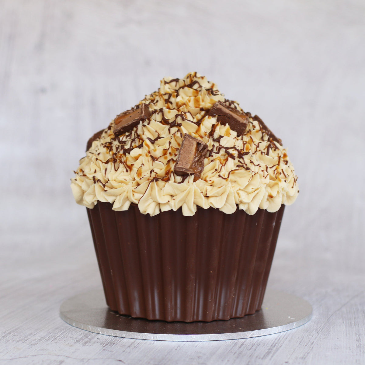 Choc Caramel Giant Cupcake Cake-The Cupcake Queens