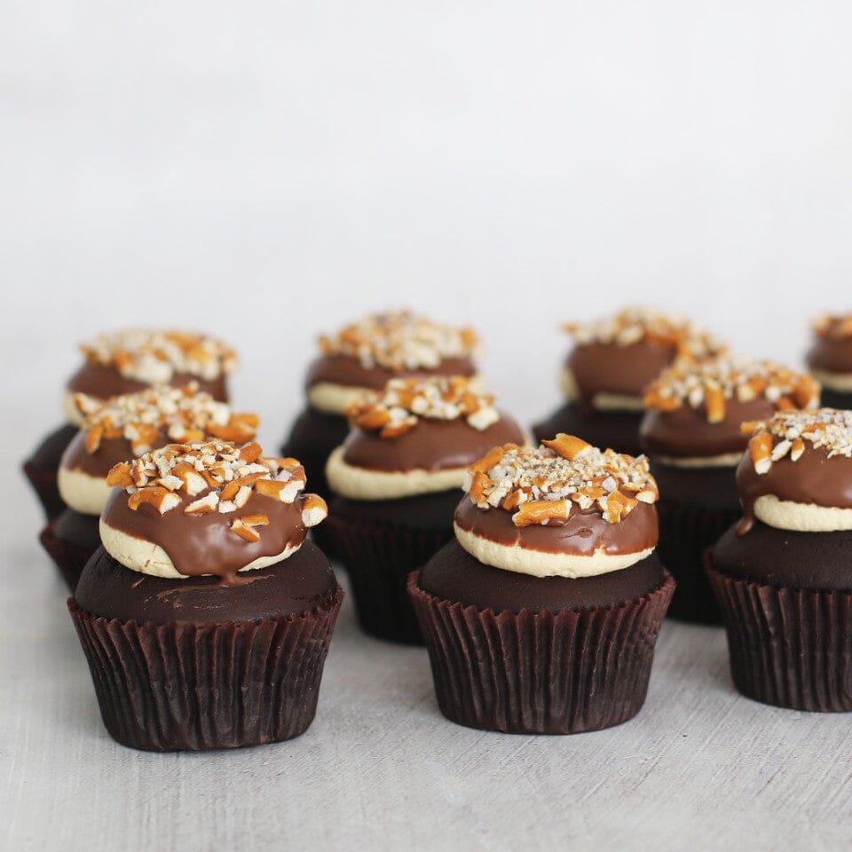 Choc Caramel Pretzel Regular Gift Box-The Cupcake Queens