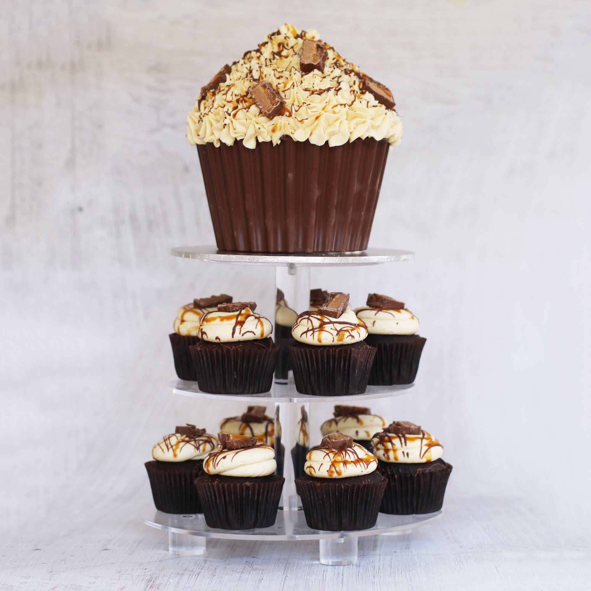 Choc Caramel Regular Gift Box-The Cupcake Queens