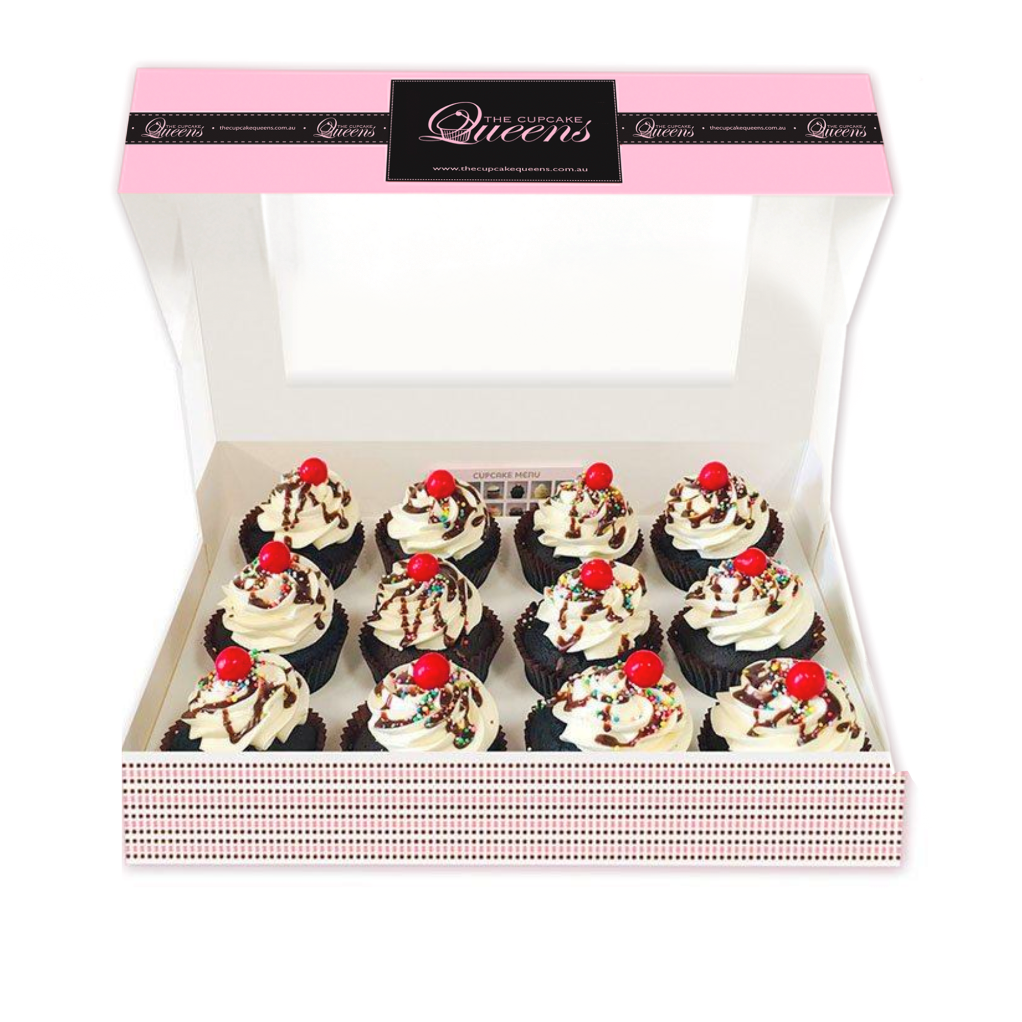 Choc Sundae Regular Gift Box-The Cupcake Queens