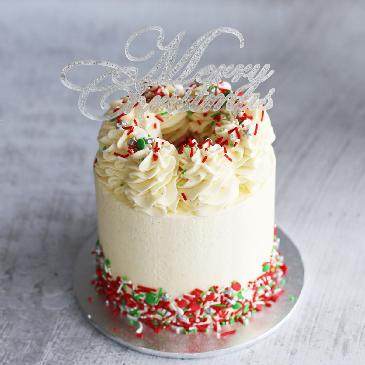 Christmas Gluten Friendly Cake-The Cupcake Queens