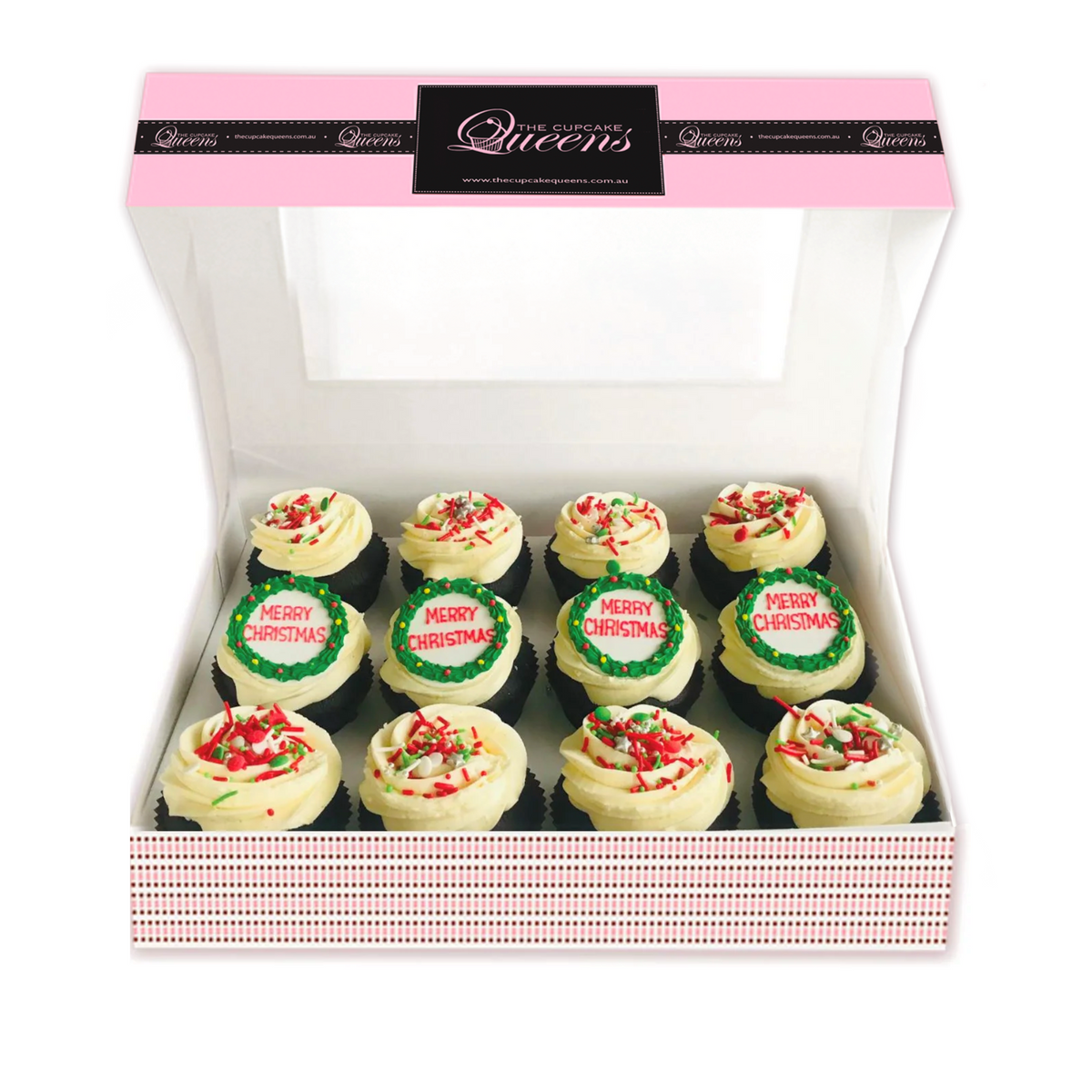 Christmas Gluten Friendly Regular Gift Box-The Cupcake Queens