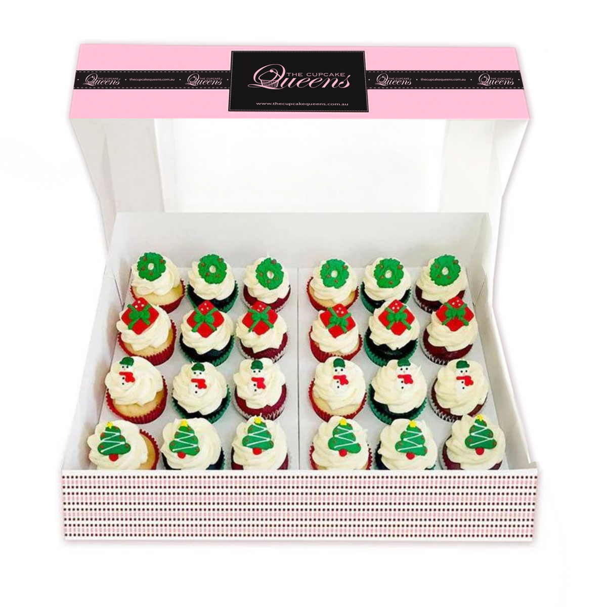 Christmas Mini Gift Box-The Cupcake Queens