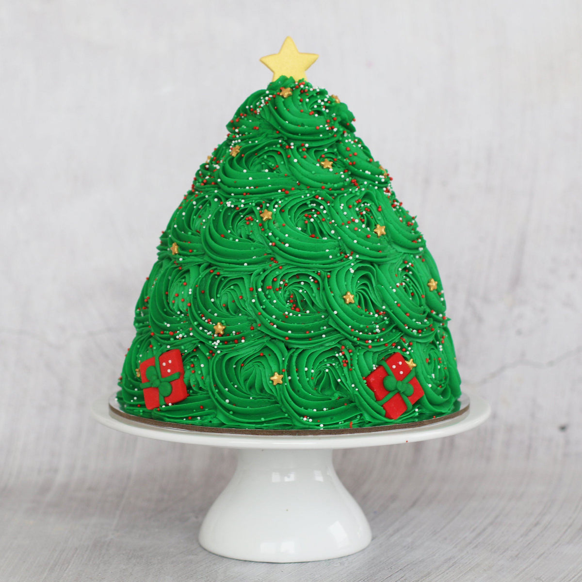 Christmas Tree Cake-The Cupcake Queens