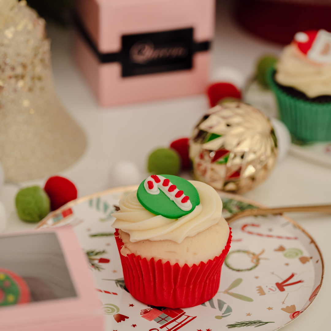 Christmas Vanilla Gift box-The Cupcake Queens