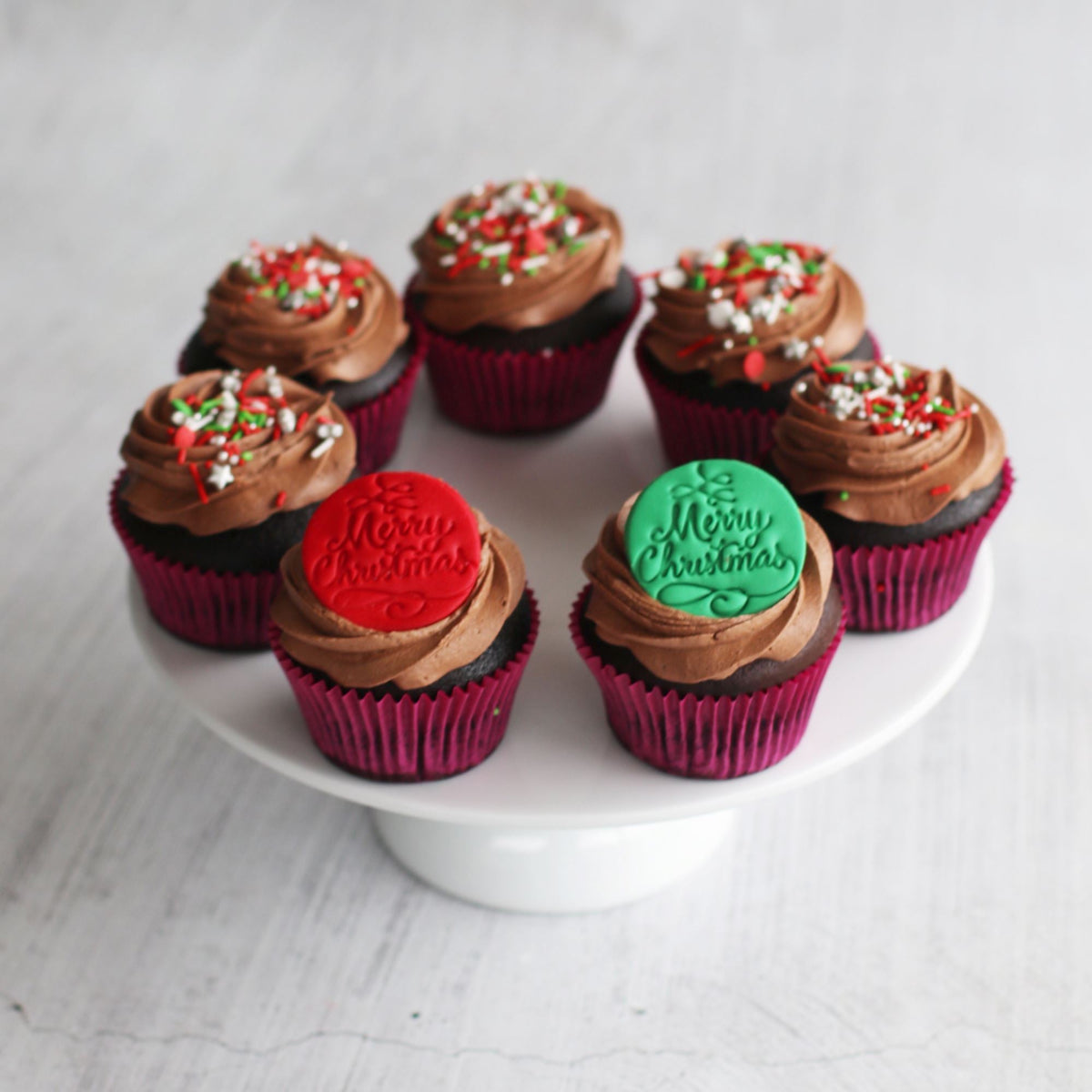 Christmas Vegan Friendly Regular Gift Box-The Cupcake Queens