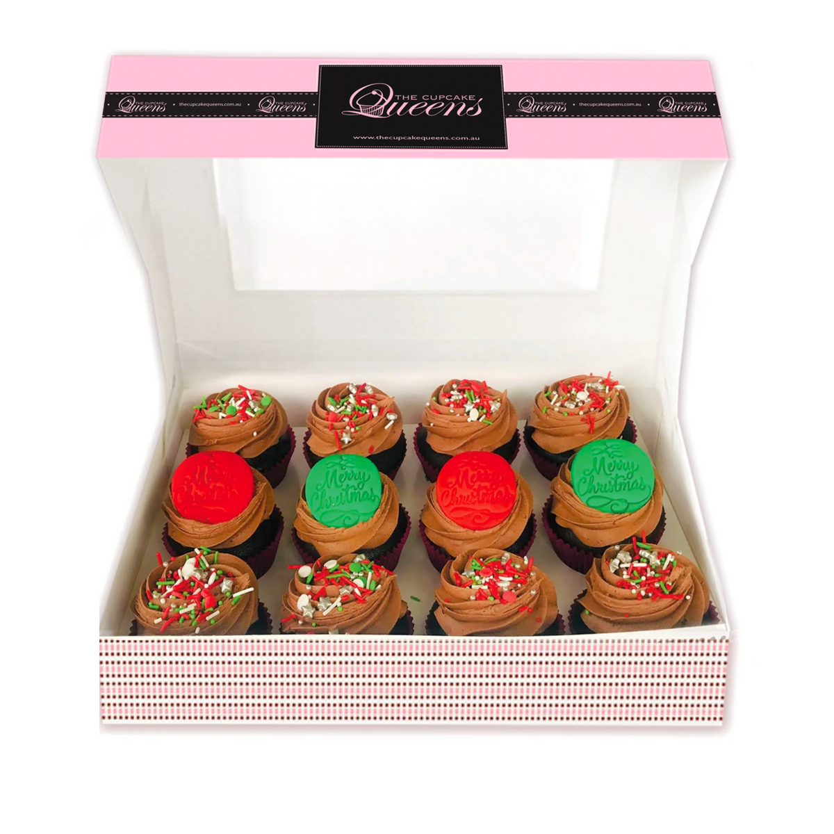 Christmas Vegan Friendly Regular Gift Box-The Cupcake Queens