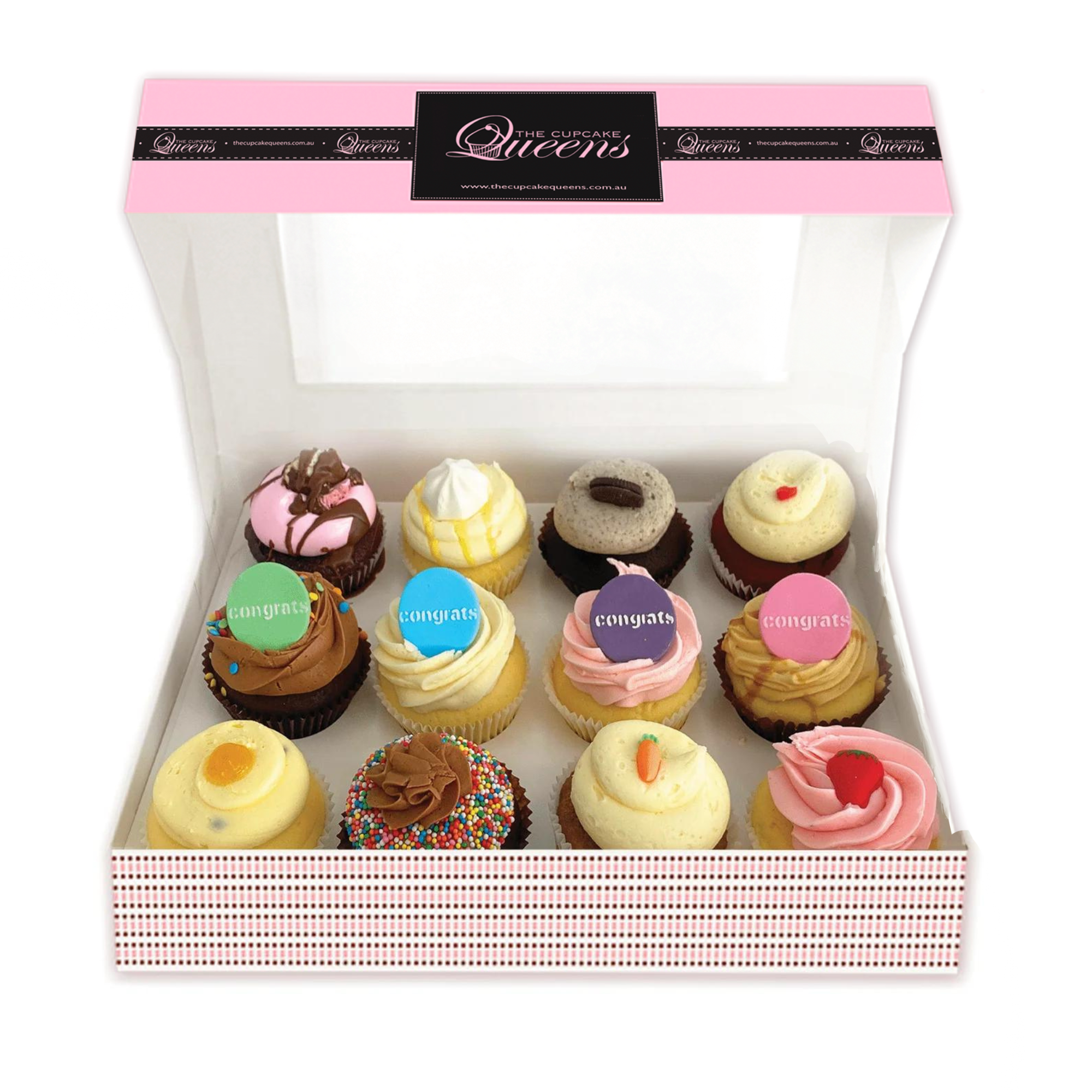 Congratulations Regular Gift Box-The Cupcake Queens