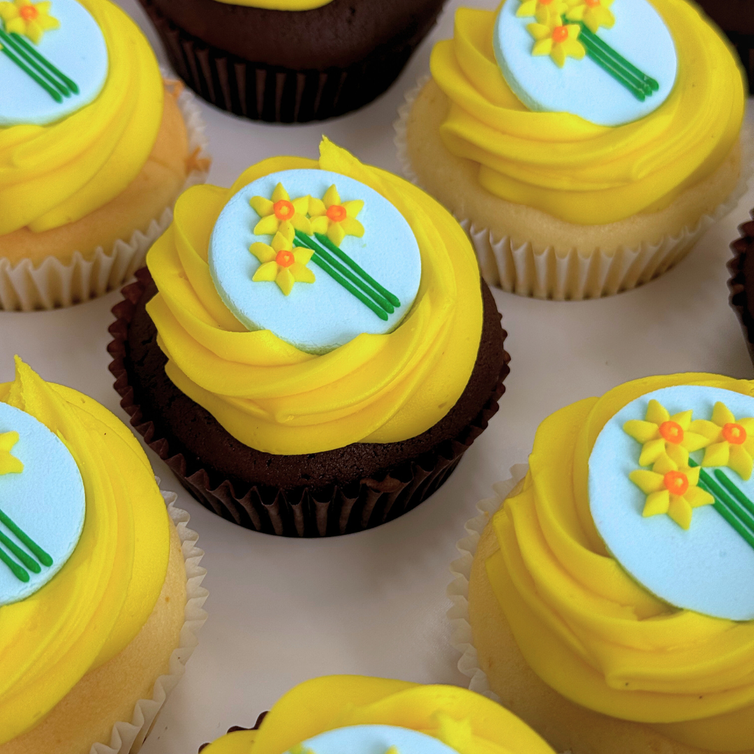 Daffodil Day Gift Box-The Cupcake Queens