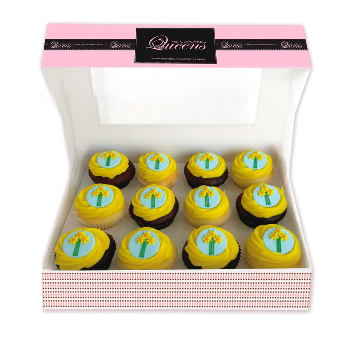 Daffodil Day Gift Box-The Cupcake Queens