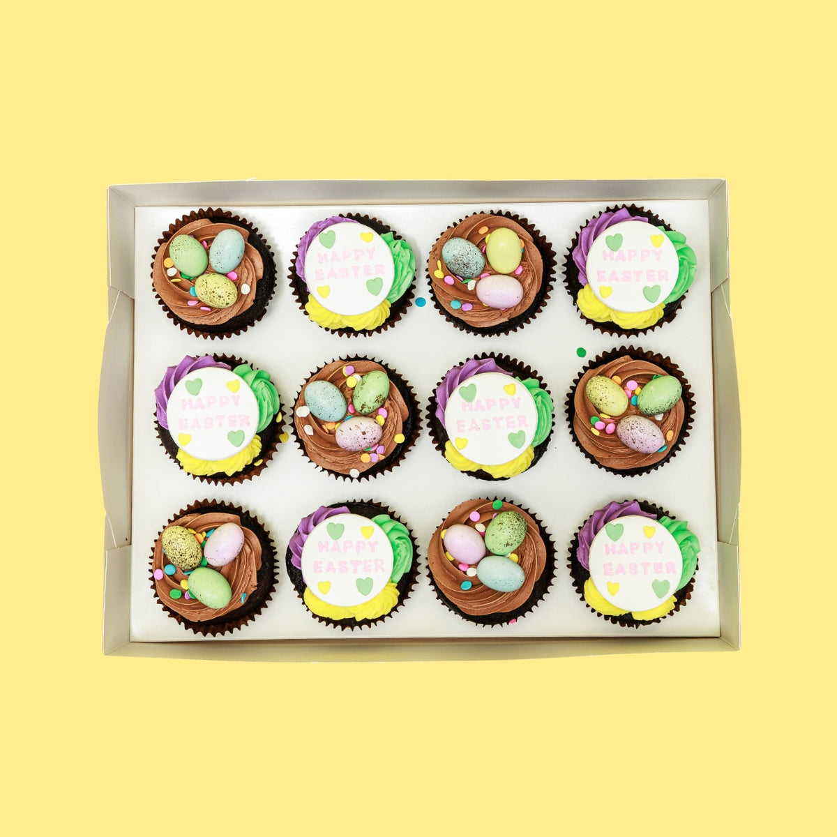 Deluxe Easter Cupcakes Regular Gift Box