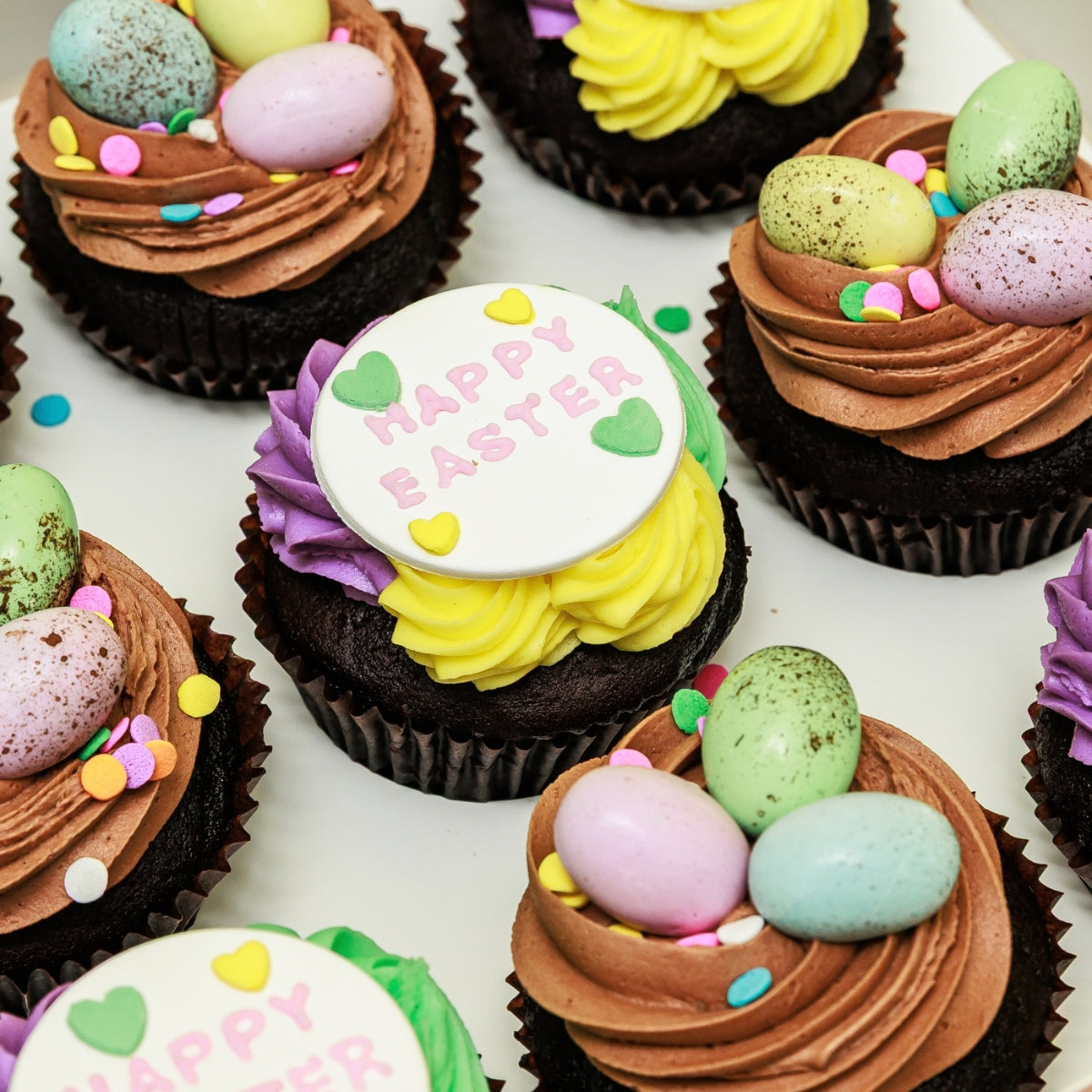 Deluxe Easter Cupcakes Regular Gift Box