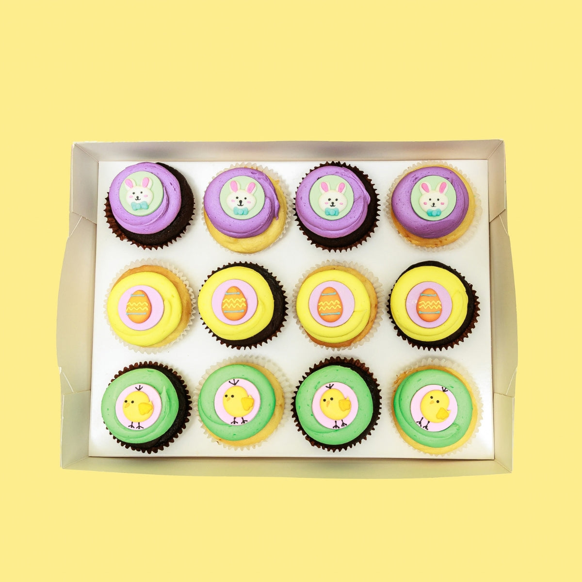 Easter Cupcakes Regular Gift Box