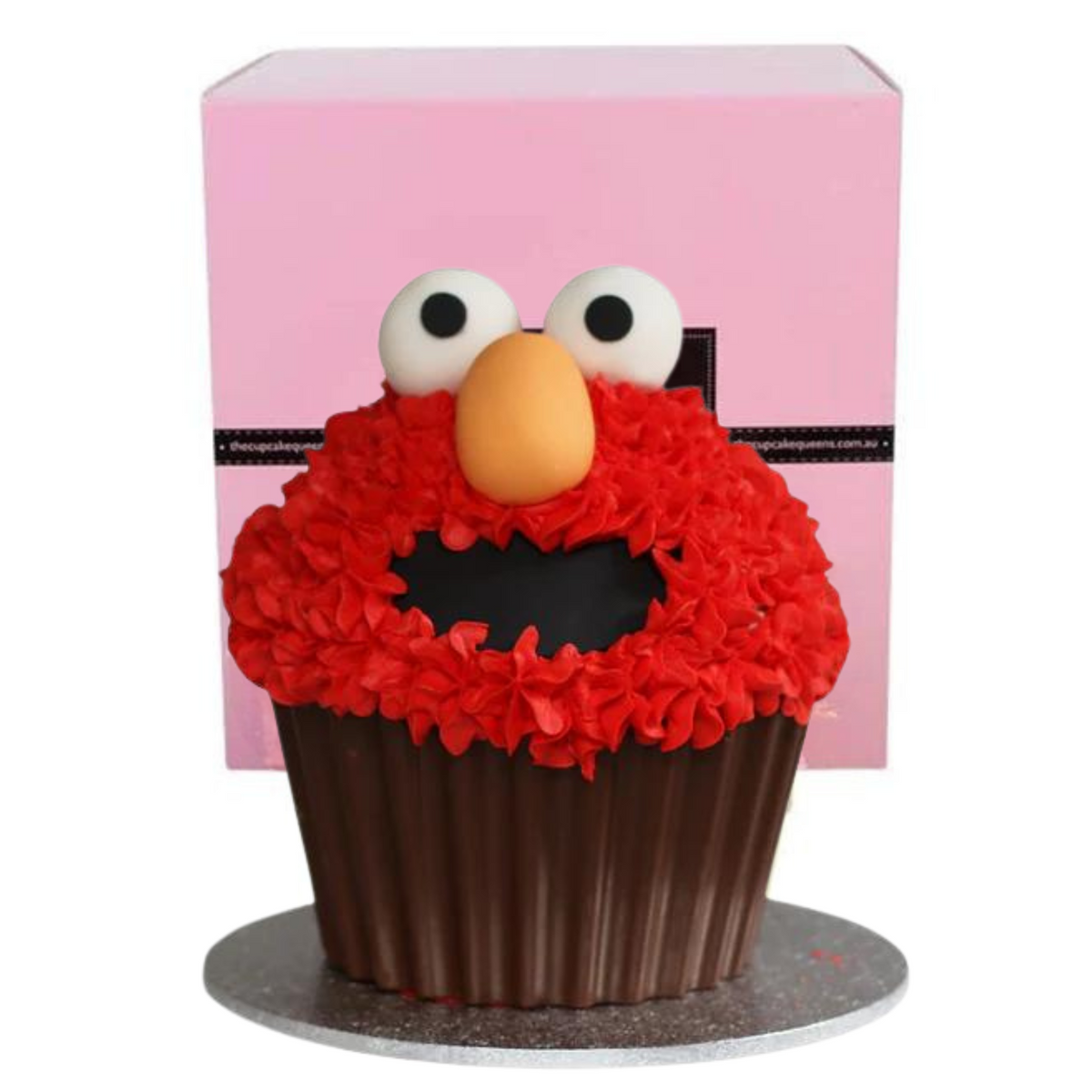 Elmo Giant Cupcake Cake-The Cupcake Queens