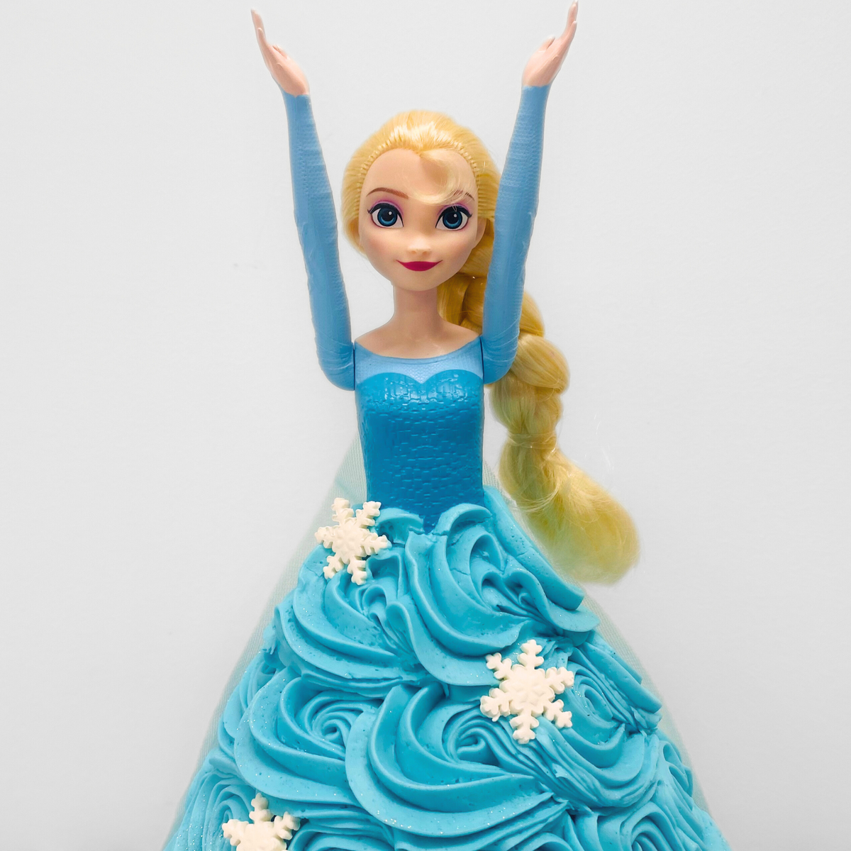 Elsa Frozen Doll Cake-The Cupcake Queens