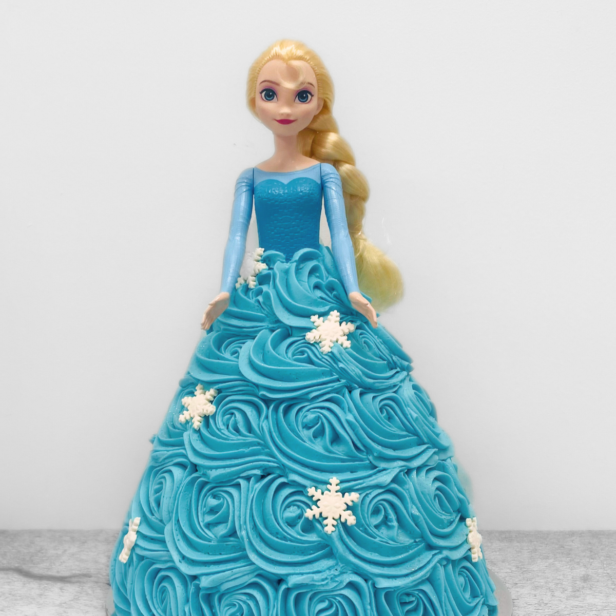 Elsa Frozen Doll Cake-The Cupcake Queens