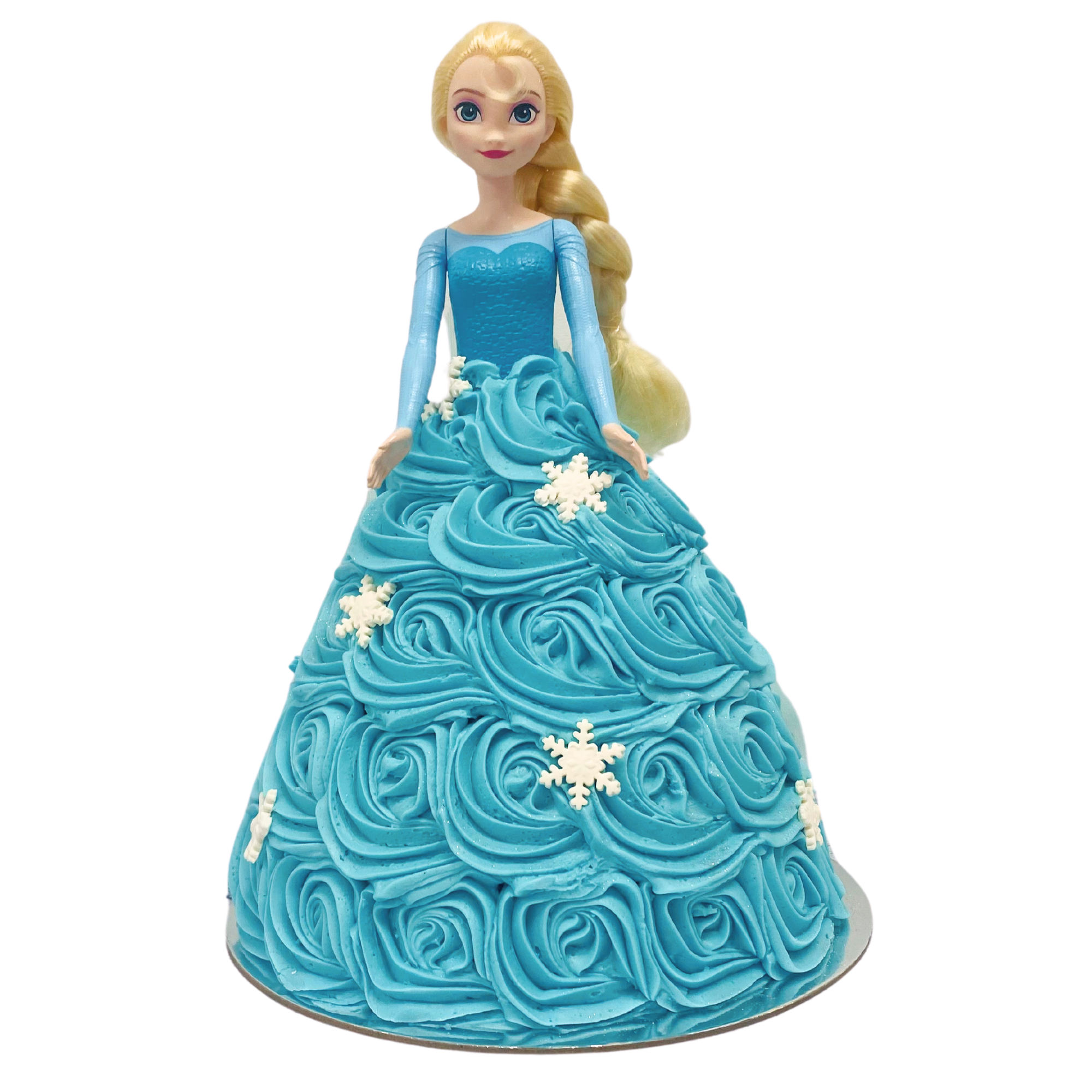 Elsa Frozen Doll Cake-The Cupcake Queens