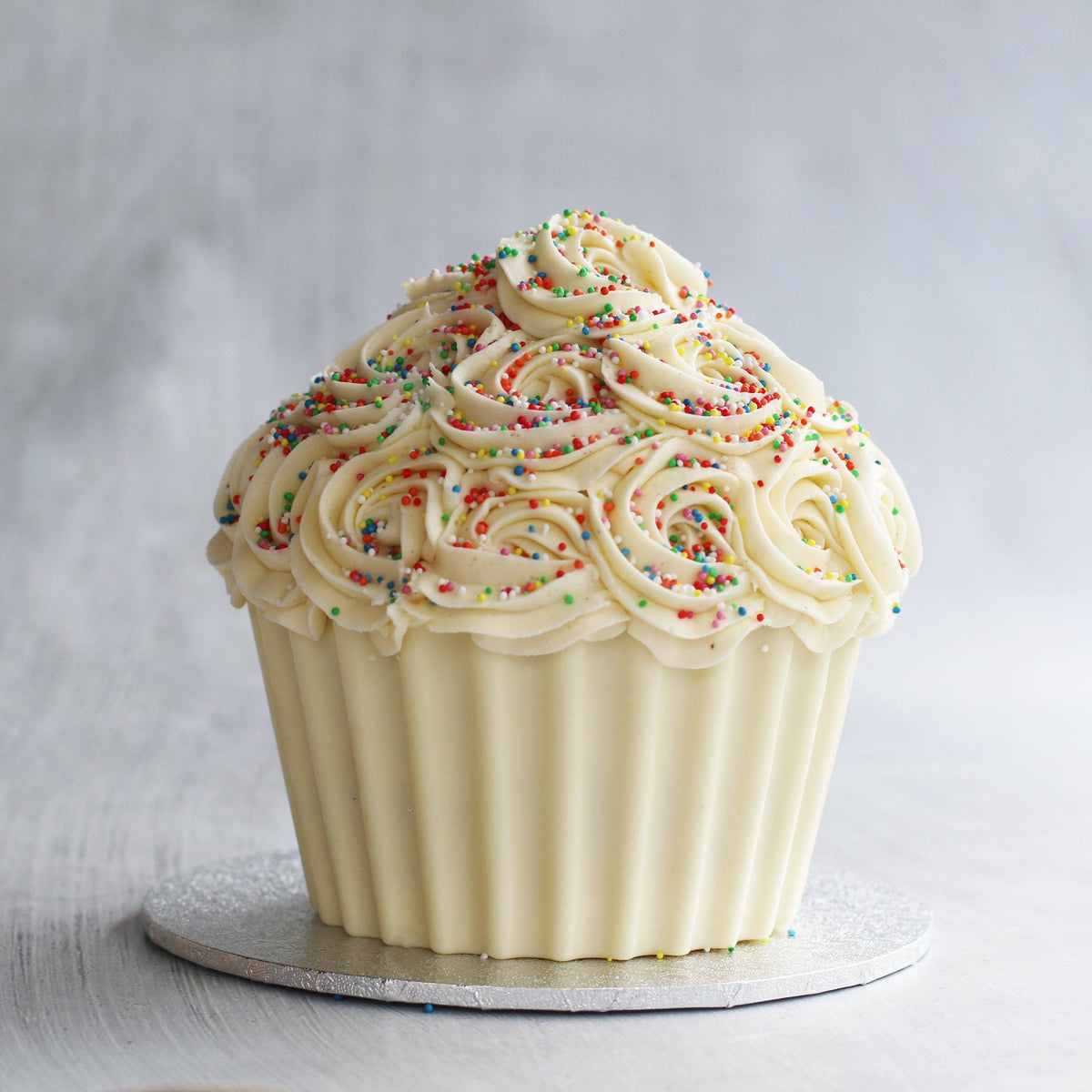 Fairy Bread Giant Cupcake Cake-The Cupcake Queens