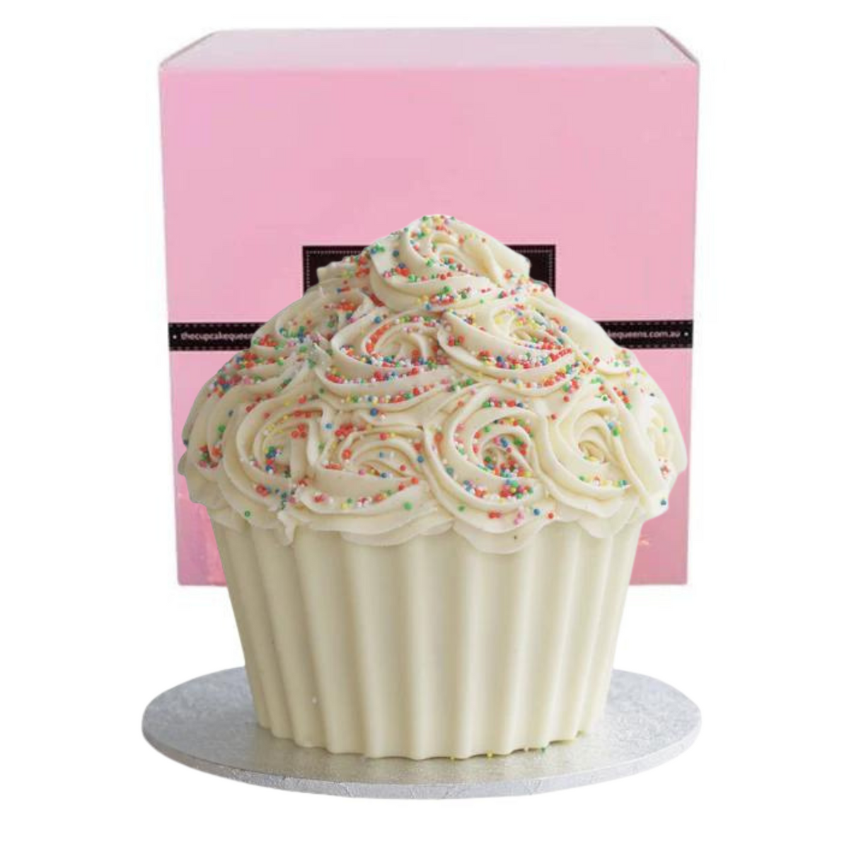 Fairy Bread Giant Cupcake Cake-The Cupcake Queens