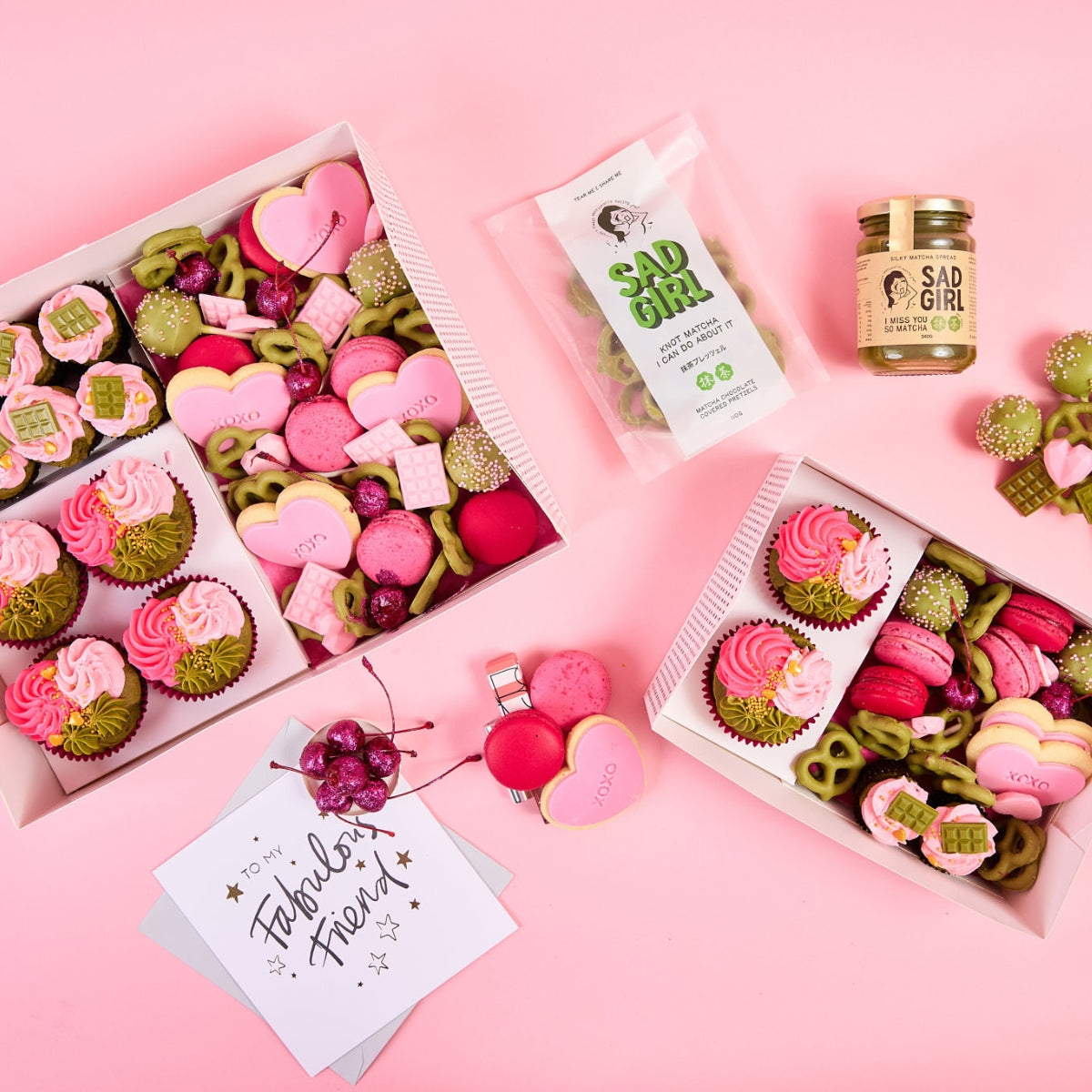 Galentine’s Dessert Box x Sad Girl Matcha | Besties Box