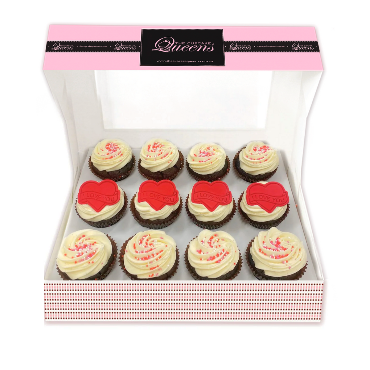 Gluten Friendly Valentine&#39;s Day Regular Gift Box-The Cupcake Queens