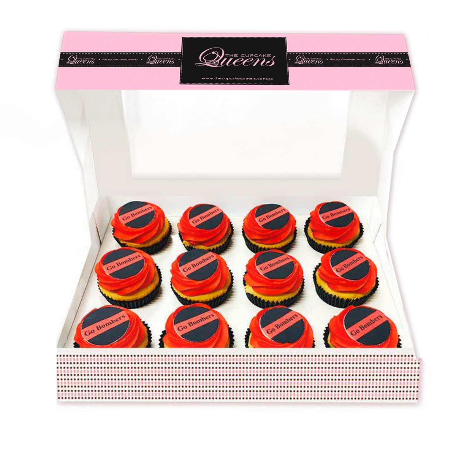 Go Bombers - Football Cupcakes-The Cupcake Queens